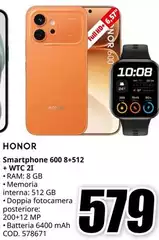 Honor - Smartphone 600 8+512 + WTC 21 Honor - Smartphone 600 8+512 + WTC 21