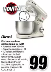 Girmi - Kitchen Machine Gastronomo 5l LM21