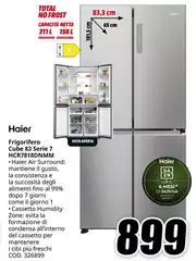 Haier - Frigorifero Combinato EcoFlex AI 65 Cm Hiari 8,3 Cm, 70 Cm (satellitare)