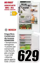 Bosch - Frigorifero Combinato Da Incasso KING825EO