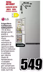 LG - Frigorifero Combinato GBBSI2DDPP LG - Frigorifero Combinato GBBSI2DDPP
