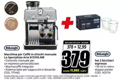 De Longhi - Macchina Per Caffè In Chicchi Manuale La Specialista Arte Eco9155 Mb De Longhi - Macchina Per Caffè In Chicchi Manuale La Specialista Arte Eco9155 Mb
