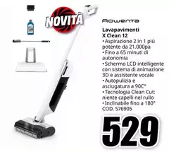 Rowenta - Lavapavimenti X Clean 12
