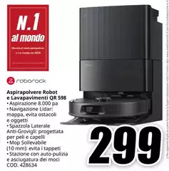 Mondo - Aspirapolvere Robot E Lavapavimenti QR 598 Mondo - Aspirapolvere Robot E Lavapavimenti QR 598