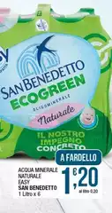 San Benedetto - Acqua Minerale Naturale Easy San Benedetto - Acqua Minerale Naturale Easy