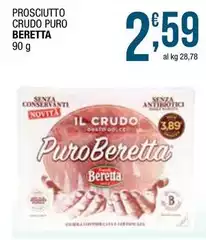 Beretta - Prosciutto Crudo Puro
