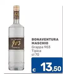 Bonaventura maschio - Grappa 903 Tipica