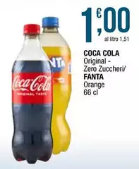 Coca Cola - Original - Zero Zuccheri/ Orange