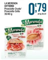 Citterio - Prosciutto Crudo/ Prosciutto Cotto