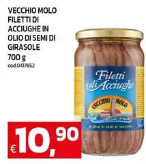 Vecchio molo - Filetti Di Acciughe In Olio Di Semi Di Girasole Vecchio molo - Filetti Di Acciughe In Olio Di Semi Di Girasole