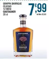 Castagner - Grappa Barrique Ciliegio 12 Mesi