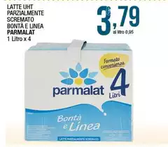 Parmalat - Latte UHT Parzialmente Scremato Bontà E Linea Parmalat - Latte UHT Parzialmente Scremato Bontà E Linea