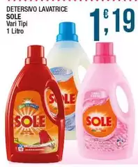 Sole - Detersivo Lavatrice Sole - Detersivo Lavatrice