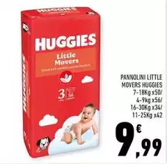 Huggies - Pannolini Little Movers Huggies - Pannolini Little Movers