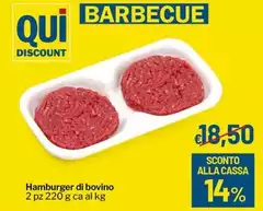 Hamburger Di Bovino