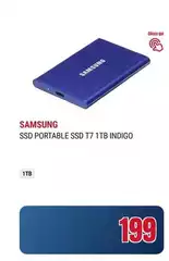 Samsung - Ssd Portable Ssd T7 1tb Indigo