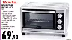 Ariete - Forno Elettrico Ventilato Ariete - Forno Elettrico Ventilato