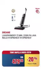 Dreame - Lavapavimenti 72 Min. 22000 Pa Lava Rullo H15proheat H15proheat