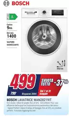 Bosch - Lavatrice WAN28219IT Bosch - Lavatrice WAN28219IT