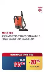 Miele - Aspirapolvere C/Sacco Filtro Aircle Rosso Guardsìjun Guardsìtun Miele - Aspirapolvere C/Sacco Filtro Aircle Rosso Guardsìjun Guardsìtun
