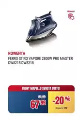 Rowenta - Ferro Stiro Vapore 2800W Pro Master DW8215 DW8215 Rowenta - Ferro Stiro Vapore 2800W Pro Master DW8215 DW8215