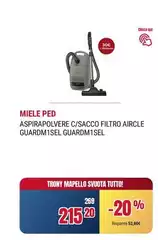 Miele - Aspirapolvere C/Sacco Filtro Aircle Guardm151el Guardm11sel Miele - Aspirapolvere C/Sacco Filtro Aircle Guardm151el Guardm11sel