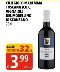 Vignaioli morellino scansano - Ciliegiolo Maremma Toscana D.O.C. Vignaioli morellino scansano - Ciliegiolo Maremma Toscana D.O.C.