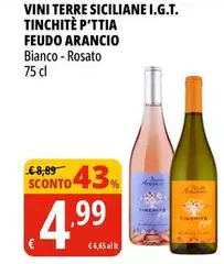 Terre siciliane - Vini Terre Siciliane I.G.T. Tinchite P'Tita Terre siciliane - Vini Terre Siciliane I.G.T. Tinchite P'Tita