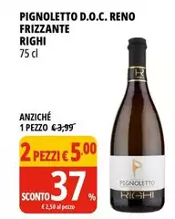 Righi - Pignoletto D.O.C. Reno Frizzante Righi - Pignoletto D.O.C. Reno Frizzante