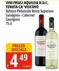 Tenuta ca' vescovo - Vini Friuli Aquileia D.O.C. Tenuta ca' vescovo - Vini Friuli Aquileia D.O.C.