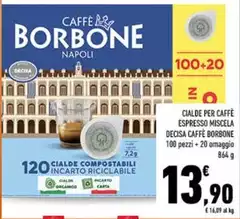 Caffe Borbone - Cialde Per Caffe Espresso Miscela Decisa Caffe Borbone