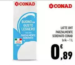 Conad - Latte UHT Parzialmente Scremato Conad - Latte UHT Parzialmente Scremato