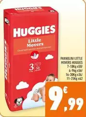 Huggies - Pannolini Little Movers Huggies - Pannolini Little Movers