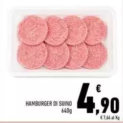 Hamburger Di Suino