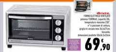 Ariete - Forno Elettrico Ventilato Ariete - Forno Elettrico Ventilato