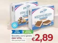 Ohi vita - Biscotto, Cono Gelato Ohi vita - Biscotto, Cono Gelato