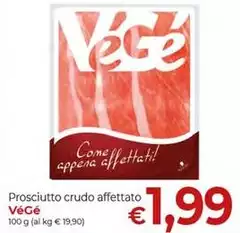 Végé - Prosciutto Crudo Affettato