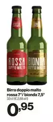 Birra Doppio Malto Rossa 7/ Bionda 7,5°