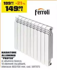 Ferroli - Radiatore Alluminio "Proteo"