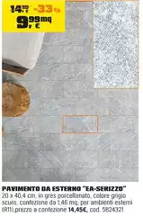 Pavimento Da Esterno "Ea-Serizzo"