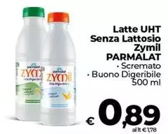 Parmalat - Latte UHT Senza Lattosio Zymil Parmalat - Latte UHT Senza Lattosio Zymil