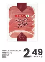Despar - Prosciutto Crudo Affettato