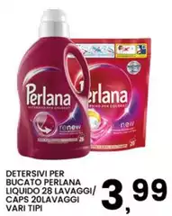 Perlana - Detersivi Per Bucato Liquido/ Caps Perlana - Detersivi Per Bucato Liquido/ Caps