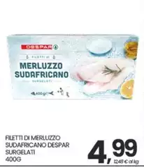 Despar - Filetti Di Merluzzo Sudafricano Surgelati