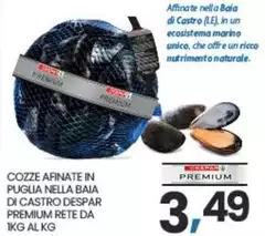 Marino - Cozze Afinate In Puglia Nella Baia Di Castro Premium Rete Da