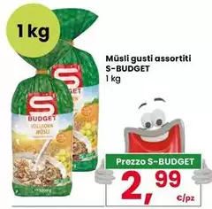 S budget - Músli