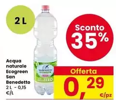 San Benedetto - Acqua Naturale Ecogreen