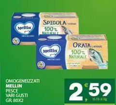 Mellin - Omogeneizzati Pesce
