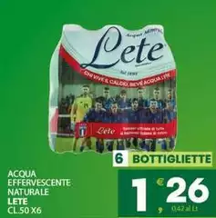 Lete - Acqua Effervescente Naturale