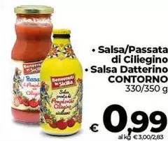 Contorno - Salsa/passata Di Ciliegino Salsa Datterino Contorno - Salsa/passata Di Ciliegino Salsa Datterino
